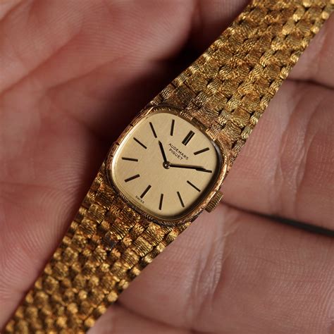 buy certified pre-owned audemars piguet - audemars piguet vintage gold watch.